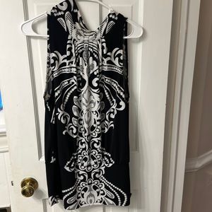 White House Black Market Sleeveless Tunic Top